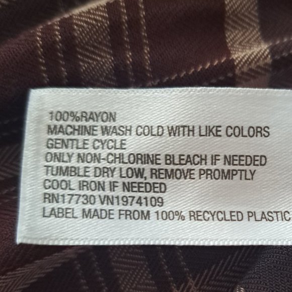 Knox Rose women's long sleeve tiered plaid dress Sz Med - Picture 4 of 8